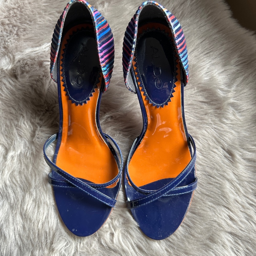 Aldo 50 shades of Blue Sandals 👡